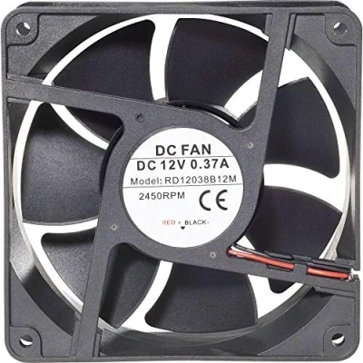 Image de TRU Components 1565001 RD12038B24L Ventilateur axial 24 V/DC 142 m3/h (L x l H) 120 38 mm