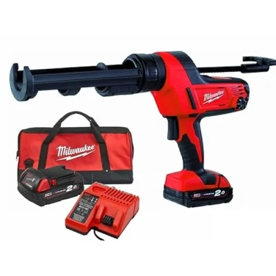 Image de Pistolet à mastic MILWAUKEE C18 PCG310c 201B 18V 2.0Ah Cartouche 310ml 4933441310