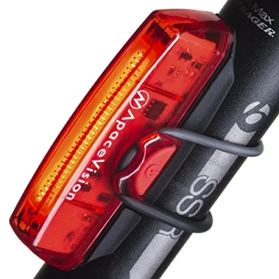 Image de Apace Vision Éclairage pour Vélo USB Rechargeable Lampe Arrière LED Rouge Ultra Lumineuse et Facile à Installer Une Sécurité Optimale
