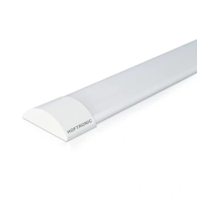 Image de HOFTRONIC Réglette LED 150 cm 50W Tube intégré 6400K Blanc chaud 6000lm Super lumineux 30000h Lampe longue portée 1500x74x25mm (LxlxH) de cave éclairage garage IP20