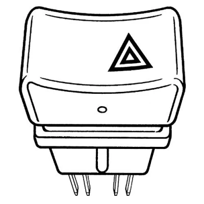 Image de FAE 61270 Interrupteur de signal détresse RENAULT: R11 3/5 portes