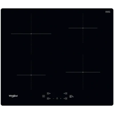 Image de Whirlpool WS Q2160 NE Noir Intégré (placement) 59 cm Plaque avec zone à induction 4 zone(s)