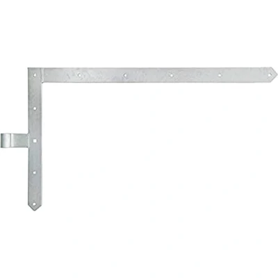 Image de Alberts 312947 Penture équerre modèles pour portail, portails de garage et à cadre galvanisée chaud gond Ø20 mm taille 600 x 1000