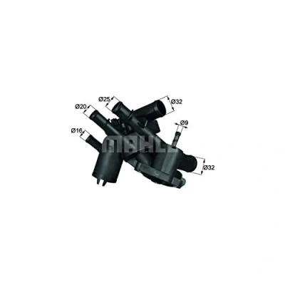 Image de MAHLE ORIGINAL TM 4 109 Thermostat d&#039;eau avec joint d&#039;étanchéite VOLKSWAGEN: Golf 4, Bora Variant, Berline