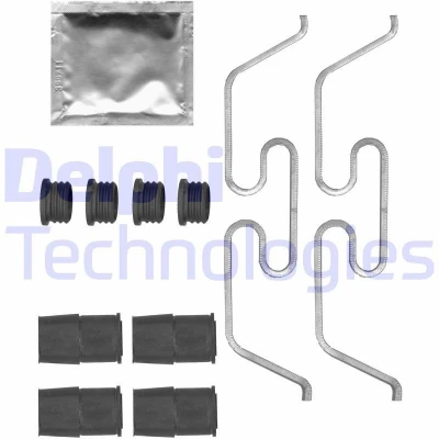 Image de DELPHI LX0719 Kit d&#039;accessoires, plaquette de frein à disque CITROËN: Jumpy III Van, MPV, Spacetourer, VOLVO: XC90 II, XC40