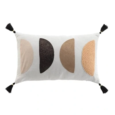 Image de Coussin Déco Pompons Lumis 30x50cm Multicolore