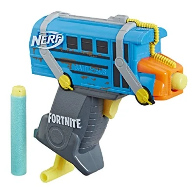 Image de Nerf MicroShots Fortnite Micro Bus de Combat et Flechettes Elite Officielles