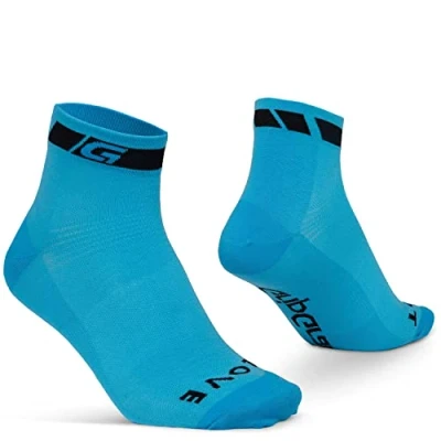 Image de GripGrab Mixte Classic Low Cut single Pack Cycling Socks, Bleu 1, S EU