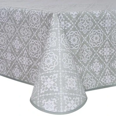 Image de Home Direct Nappe Toile cirée PVC Rectangulaire Protecteur de Table 140 x 200 cm Vert Sauge