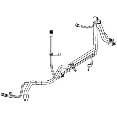 Image de MAHLE ORIGINAL AP 135 000P Conduite à haute/basse pression, climatisation FORD: Transit Mk6 Minibus