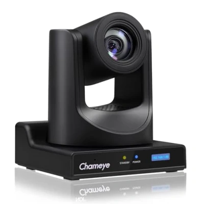 Image de Chameye Caméra PTZ HDMI avec Zoom Optique 20x AI Suivi Automatique écran LCD, Les événements éducatifs, C720 Noir