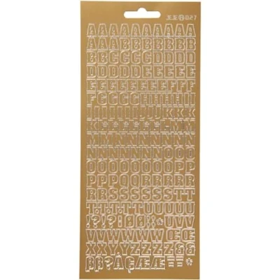 Image de Creativ Stickers, doré, taille unique