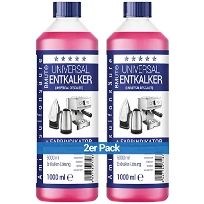 Image de Lot de 2 détartrants universels 1000 ml Pour machine à café et cafetière automatique 8 détartrages 125 chacun