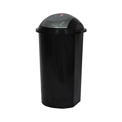 Image de Bo Time Poubelle à Bascule 50L avec Couvercle basculant Plastique Robuste