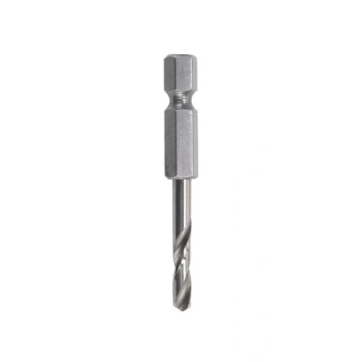 Image de wolfcraft 7258000 1 Foret à Métaux, Hss, Ø 4 Mm, Longueur de Spirale 20 Totale 53 Angle Pointe 118, Din 338, Rectifiéavec Précision, L&#039;hélice Réduction Progressive argent