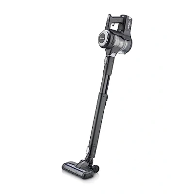 Image de SEVERIN Aspirateur balai sans fil convertible à main avec éclairage LED, Autonomie de 40 min, sac brosse rotative, Tube télescopique ajustable, HV 7155
