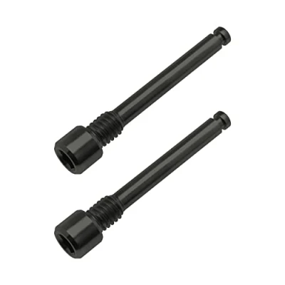 Image de ECSiNG 2pcs M4 Boulons en Titane pour Plaquette de Frein à Disque Vélo Inserts Goupille Filetée Vis Axe
