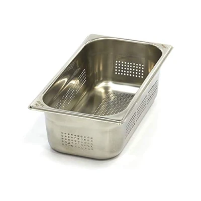 Image de Maxima Récipient gastronorm 1/3 GN profondeur 10 cm acier inoxydable perforé