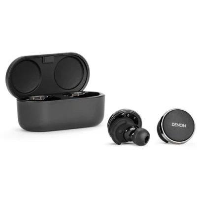 Image de Denon Perl Pro Écouteurs sans Fil de qualité supérieure, Profil sonore personnalisé alimenté par la Technologie Acoustique adaptative Masimo, Audio Perte, Suppression du Bruit, résistant à l&#039;eau
