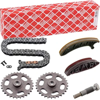 Image de FEBI BILSTEIN 49571 Jeu de distribution à chaînes Simplex, avec faux maillon MERCEDES BENZ: Classe B, C Berline, Sprinter 3.5 T Van