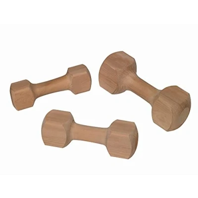 Image de Nobby Jouet Haltère en Bois pour Chien 1 kg