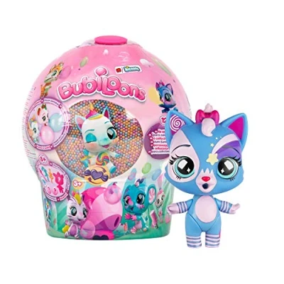 Image de BUBILOONS Petits animaux surprises à collectionner qui gonflent et créent des ballons décorer avec les billes colorées Jouet pour filles garçons de +5 ans