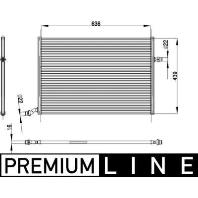 Image de Radiateur basse température, intercooler MAHLE ORIGINAL CIR 26 000P