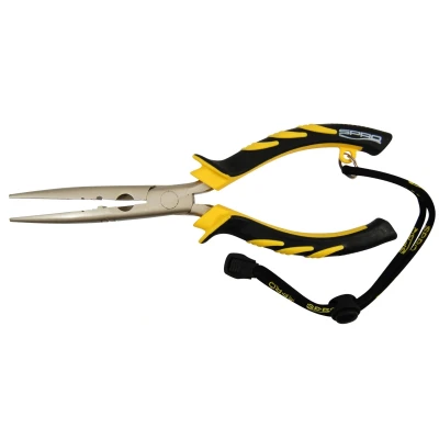Image de Spro Bent Long Nose Pliers Black Coated 23cm