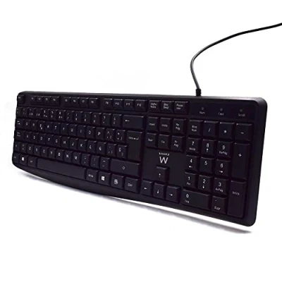 Image de Ewent EW3001 clavier Bureau USB QWERTY Espagnole Noir Neuf