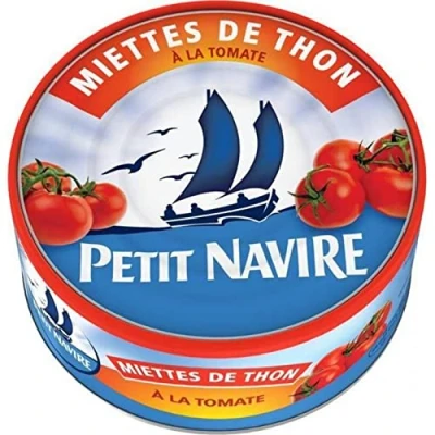 Image de Petit Navire Miettes de Thon à la Tomate 160g (lot 5)