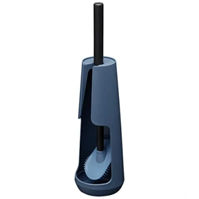 Image de Tiger Tess, Porte Brosse WC autoportante avec Flexible Swoop®, Bleu/Noir, 112x112x428mm