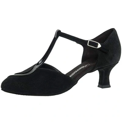 Image de Diamant TANZSCHUHMANUFAKTUR Femme 068 069 008 Chaussure de Danse, Noir, 40 2/3 EU Large