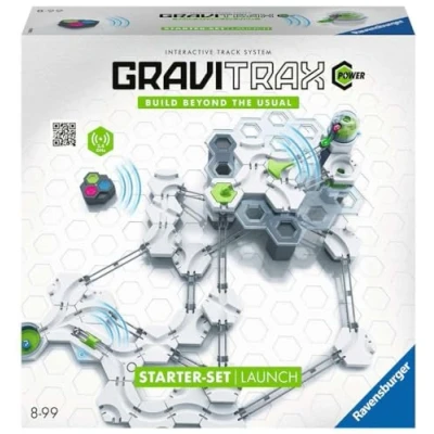 Image de Ravensburger Gravitrax Power Starter Set Launch 124 pièces Circuit de billes Jeu construction créatif Parcours à construire Electronique Dès 8 ans Version française 27013