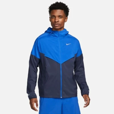 Image de Nike Jacket M Nk Imp Lght Windrnner Jkt, Game Royal/Obsidian/Reflective Silv, FB7540 480, L