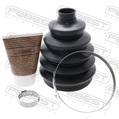Image de FEBEST 0217P R51 Joint soufflet, arbre de commande côté roue 138mm PVC NISSAN: NP300 Navara Pick up, Pathfinder 3