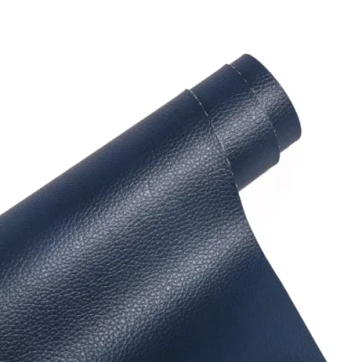 Image de Simili Cuir Autocollant, Reparation Cuir, 40 x 150 cm Kit Adhesif, Autocollant Pour Canapés Sièges de Voiture Sacs à Main, Bleu Foncé