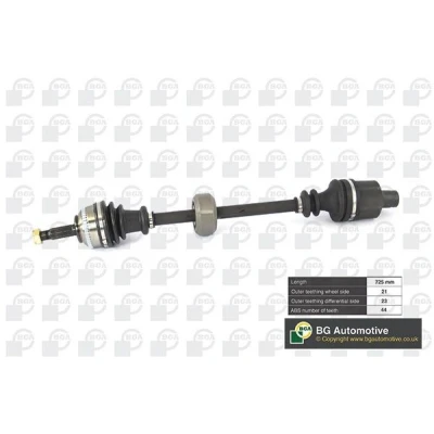 Image de BGA DS7300RA Arbre de transmission Essieu avant droit 725, 725 RENAULT: CLIO 2, Kangoo I Express,