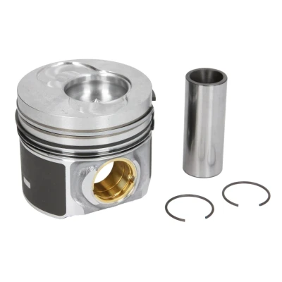 Image de NÜRAL 87 421000 10 Piston 81 pour cylindre 1, 2 avec prise femelle bossage d&#039;axe, canal de refroidissement, porte segment
