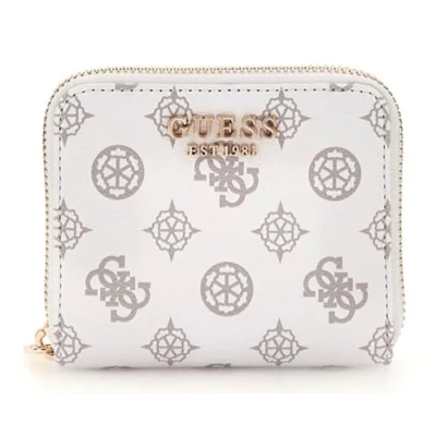 Image de Guess Laurel Small ZIP Around Portefeuille white, Femme, Taille: One Size, White