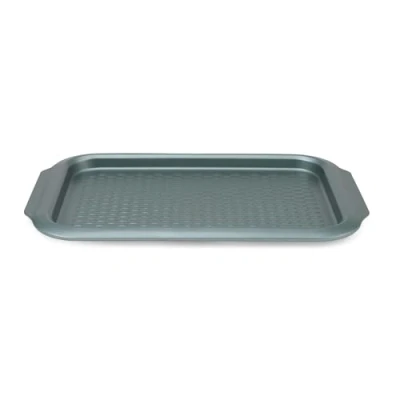 Image de Progress BW09822G2EU7 Shimmer Collection Plaque à Pâtisserie Antiadhésif, 39 cm, Plaques de Cuisson Rectangulaire, Plat Four en Acier au Carbone, Sans PFOA, Passe Jusqu&#039;à 220C, Vert