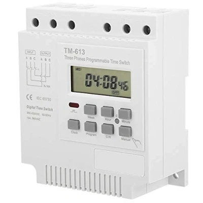 Image de DEWIN Minuterie Programable,TM 163 380V Programable Minuteur TM Relais Temporisé Programmable Contrôleur de pour Moteur Triphasé 350V 420VAC