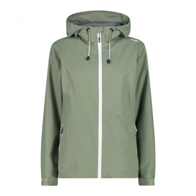 Image de CMP Femme Indéchirable Pour Avec Capuche Fixe Veste De Pluie, Sauge, D48 EU