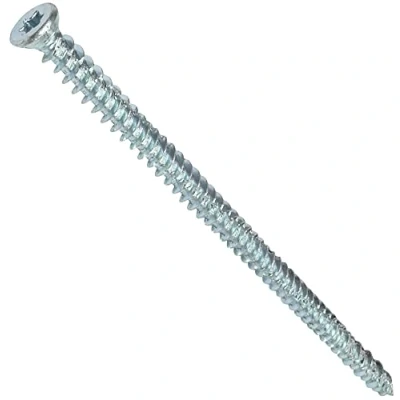 Image de AERZETIX C48388 Lot de 50 Vis d&#039;ancrage direct pour béton Ø7.5x152mm tête fraisée conique à empreint étoile T30 fixation directe sans cheville