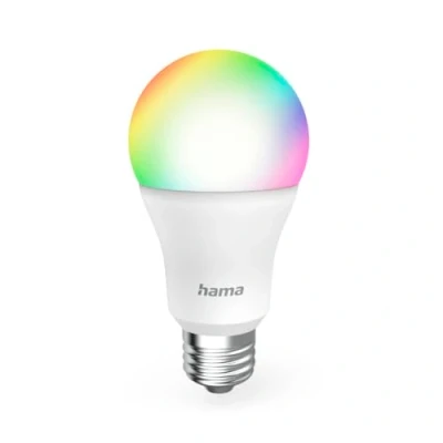 Image de Hama Ampoule LED Smart claire E27 A60 WLAN Matter 9W RGBW