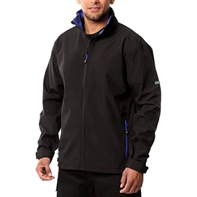 Image de Veste Softshell Taille XL noir/bleu royal