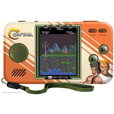 Image de My Arcade Pocket Player Contra Premium Edition Console de Jeu Portable 2 Jeux en 1