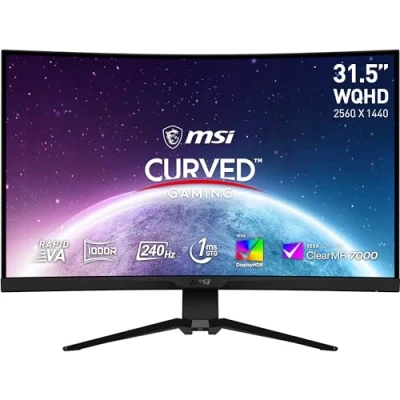 Image de MSI MAG 325CQRXFDE écran plat de PC 80 cm (31.5 ) 2560 x 1440 pixels Wide Quad HD Noir Neuf