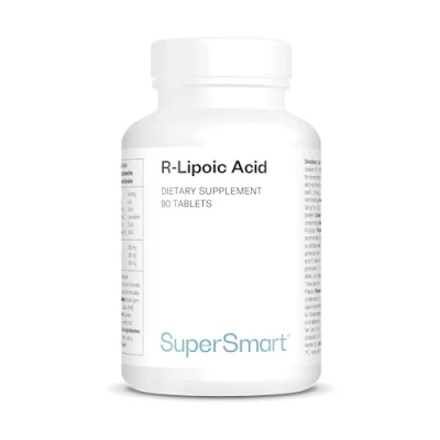 Image de R Lipoic Acid Antioxydant Anti ge Forme Aide à Convertir le Glucose en Énergie Lutter Contre Vieillissement et les Symptômes liées aux Neuropathies Supersmart