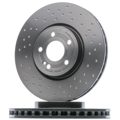 Image de BREMBO 09.D770.1X Disque de frein 330 30 5 percé/revêtement int. revêtu à haute teneur en carbone avec vis/boulons MERCEDES BENZ: Classe A, CLA Coupe