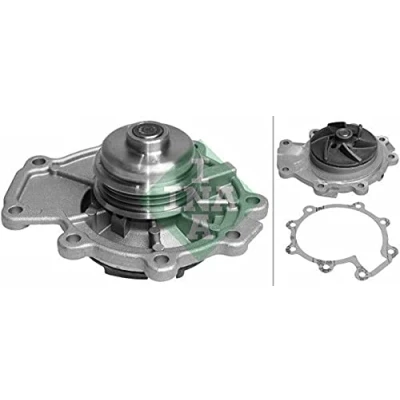 Image de INA 538 0257 10 Pompe à eau avec poulie pour système dentrainement courroie trapézoïdale nervures FORD: MONDEO 2, 3 Stufenheck,